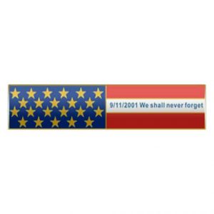 Never Forget 9/11 – American Flag Citation Bar